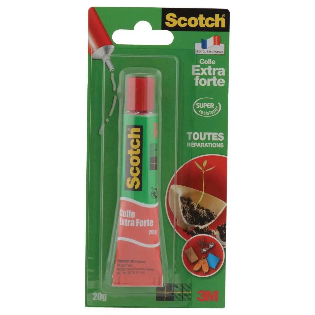 Colle tube Scotch extra-forte 20 ml sur