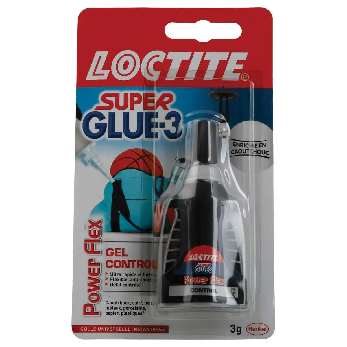 Colle super glue extra-forte 3g - Loctite