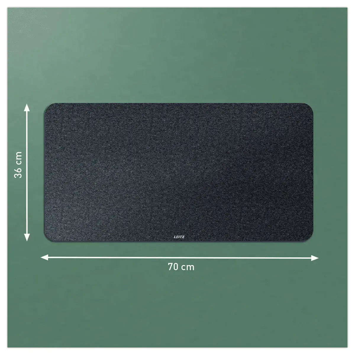 Grand sous-main tapis de bureau - gris photo du produit