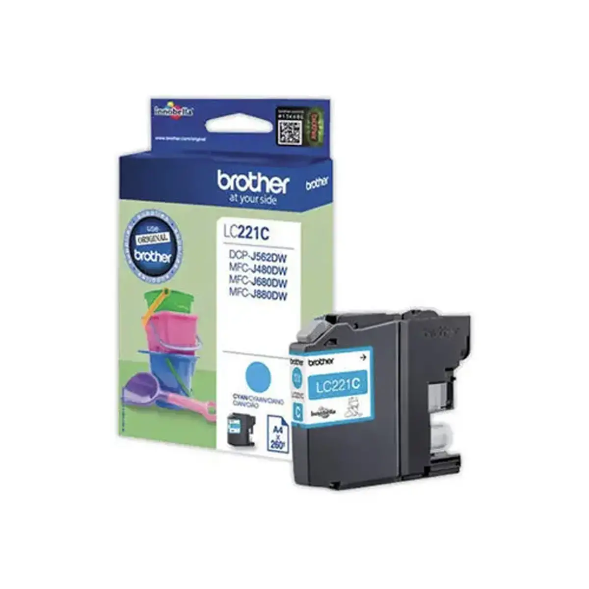 Cartouche Brother LC221C cyan photo du produit