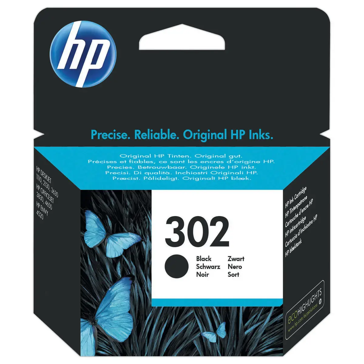 HP 302 cartouche d'encre noire F6U66AE - HP photo du produit