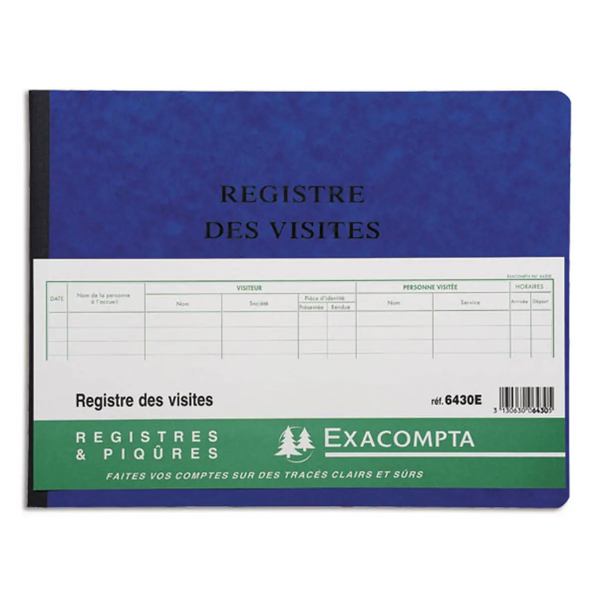 Registre des visiteurs - EXACOMPTA photo du produit
