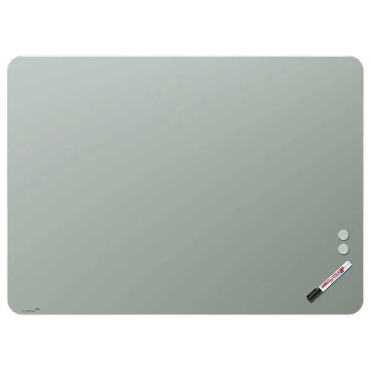 Tableau en Verre Mat 90x120 + Kit - Vert - Legamaster photo du produit