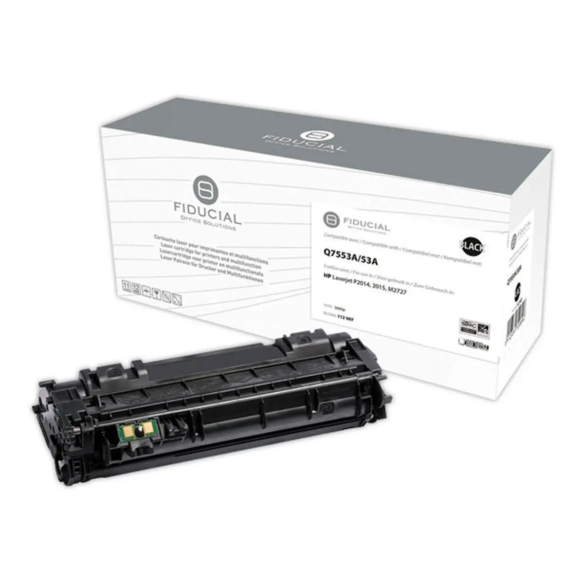 Toner remanufacturé éq. HP Q7553A - Noir photo du produit