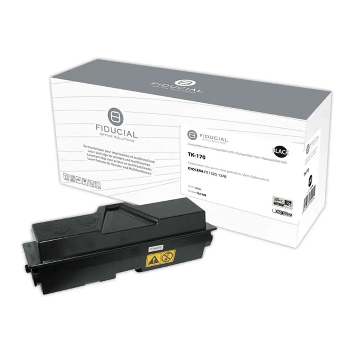 Toner remanufacturé éq. KYOCERA TK-170 - Noir photo du produit