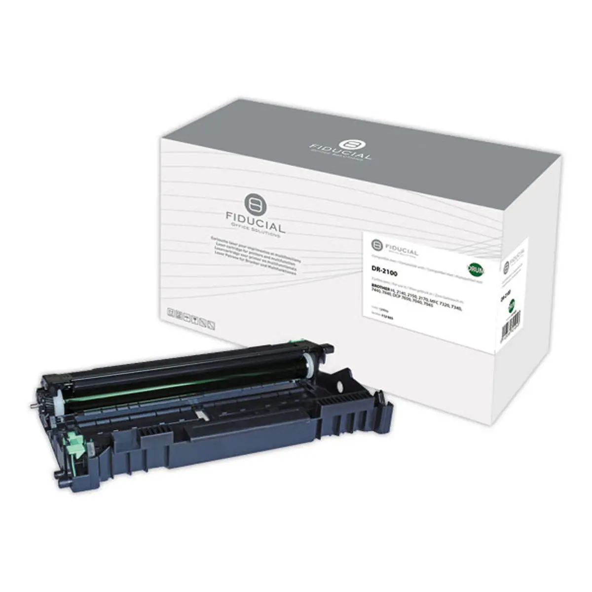 Tambour remanufacturé éq. BROTHER DR-2100 - Noir photo du produit