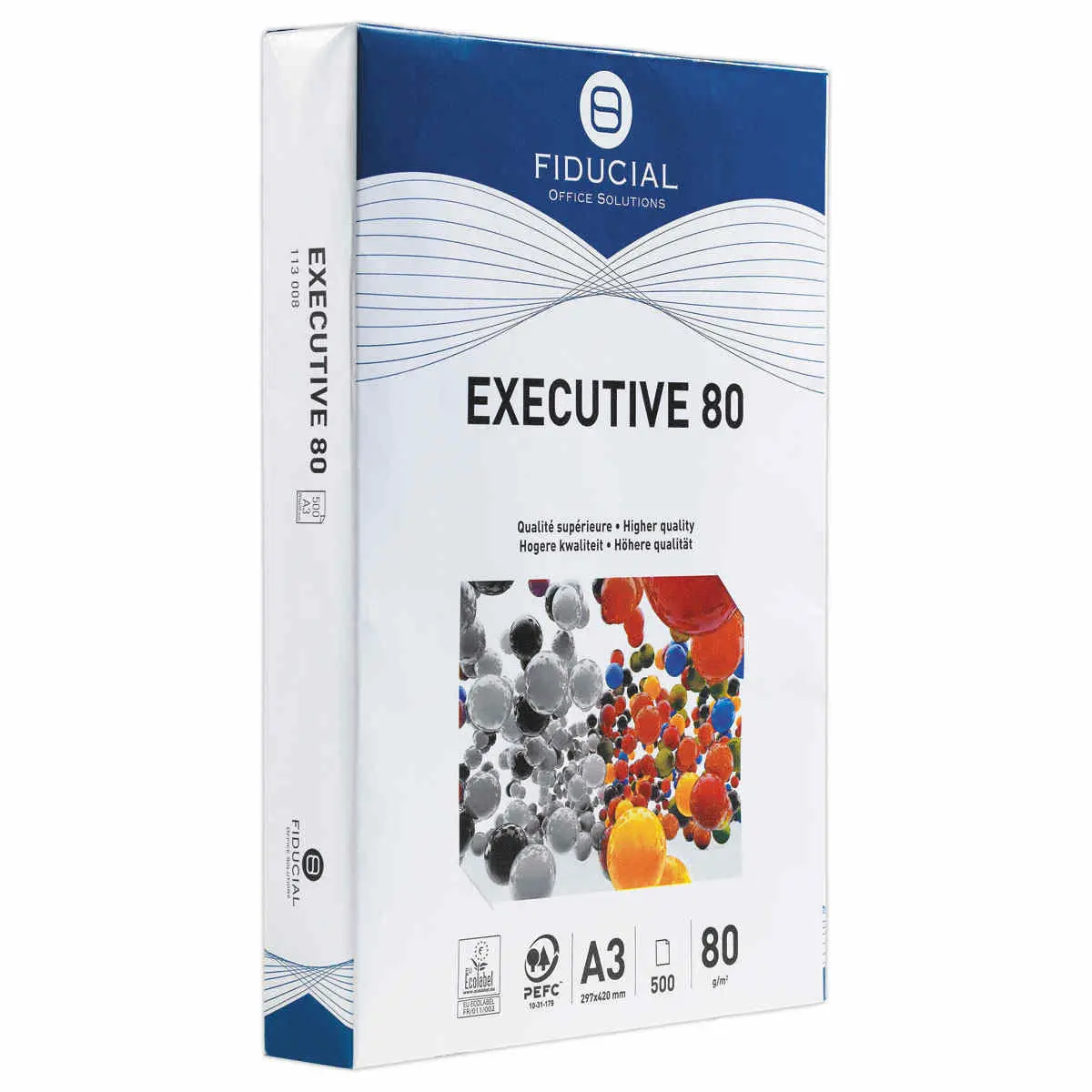 Carton de 3 ramettes/1 500 feuilles A3 Executive - Fiducial