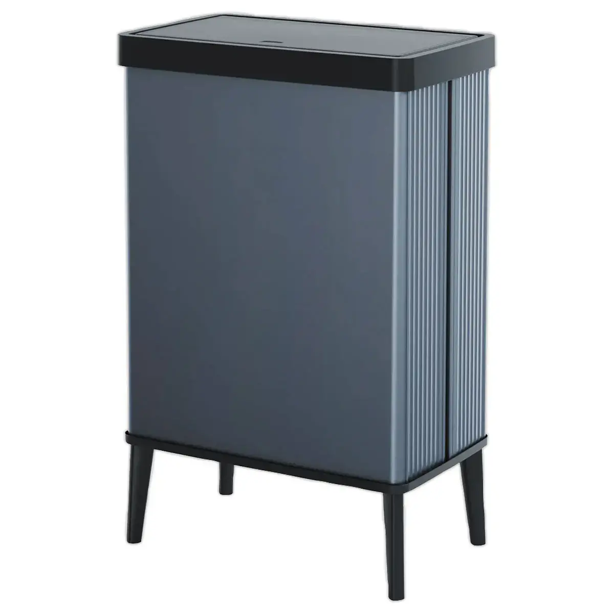 Poubelle verto couvercle push 54l photo du produit