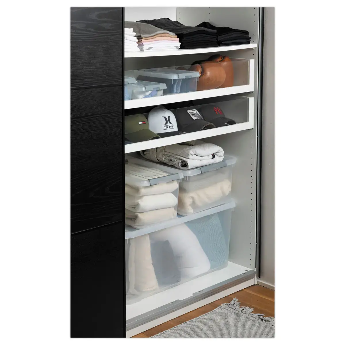 Handy plus 115l clips gris photo du produit