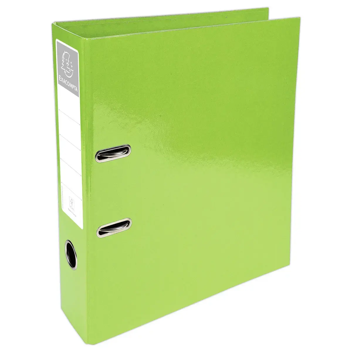 Classeur &agrave; levier - Dos 7 cm - Vert anis - EXACOMPTA photo du produit