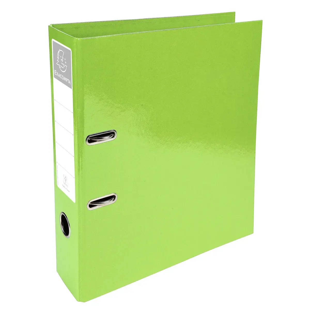 Classeur à levier - Dos 7 cm - Vert anis - Exacompta photo du produit