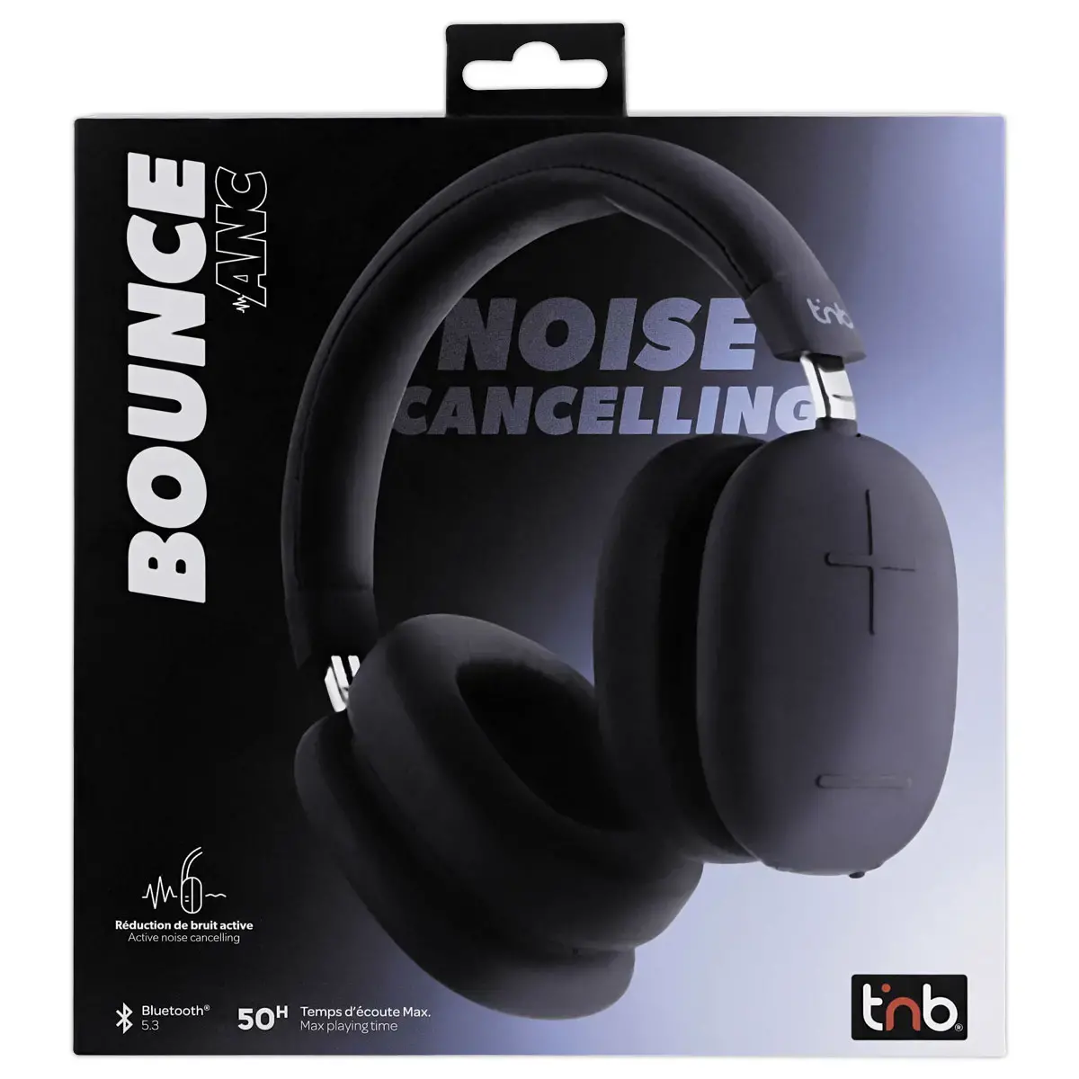 Casque Bluetooth Bounce - R&eacute;duction Active - Bleu - T'NB photo du produit