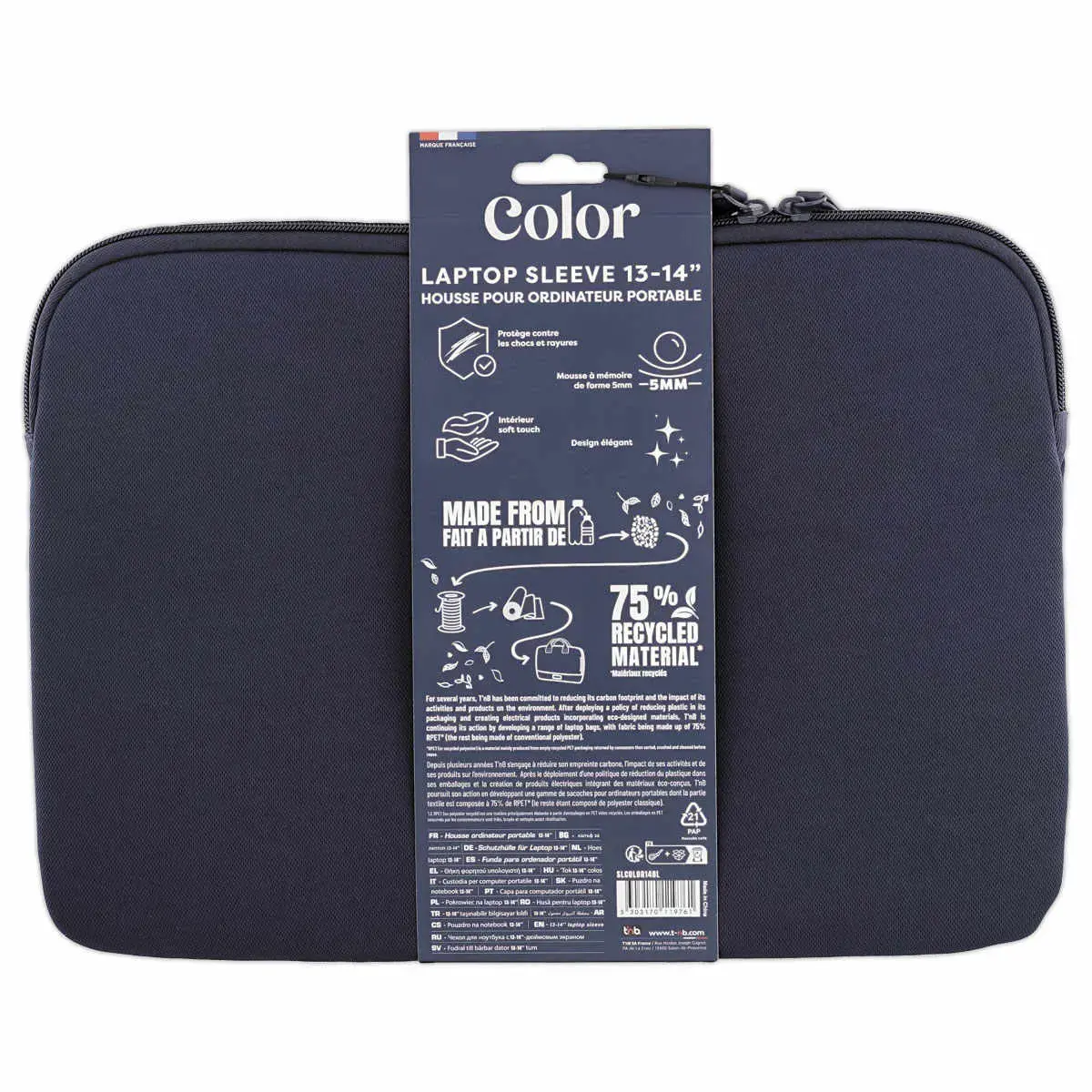 Housse PC - 13-14" - Bleu - T'NB photo du produit