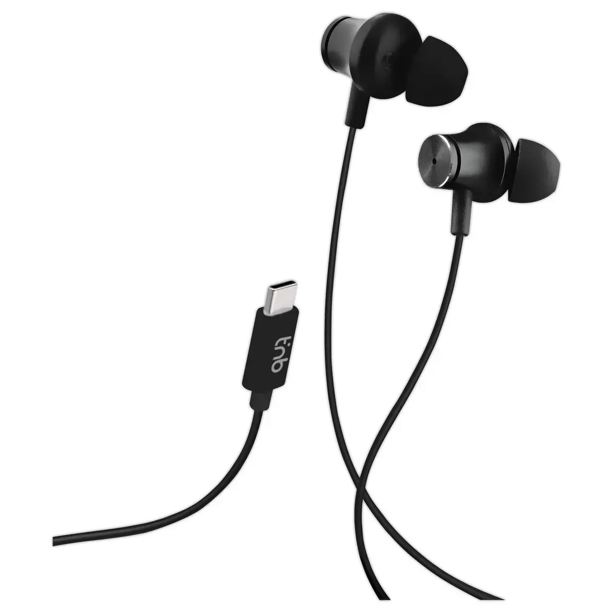 Ecouteurs USB-C ANC - Noir - T'NB photo du produit