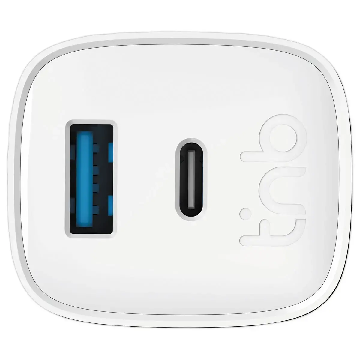 Chargeur secteur 1 USB Type-C + 1 USB-A GAN 45W photo du produit