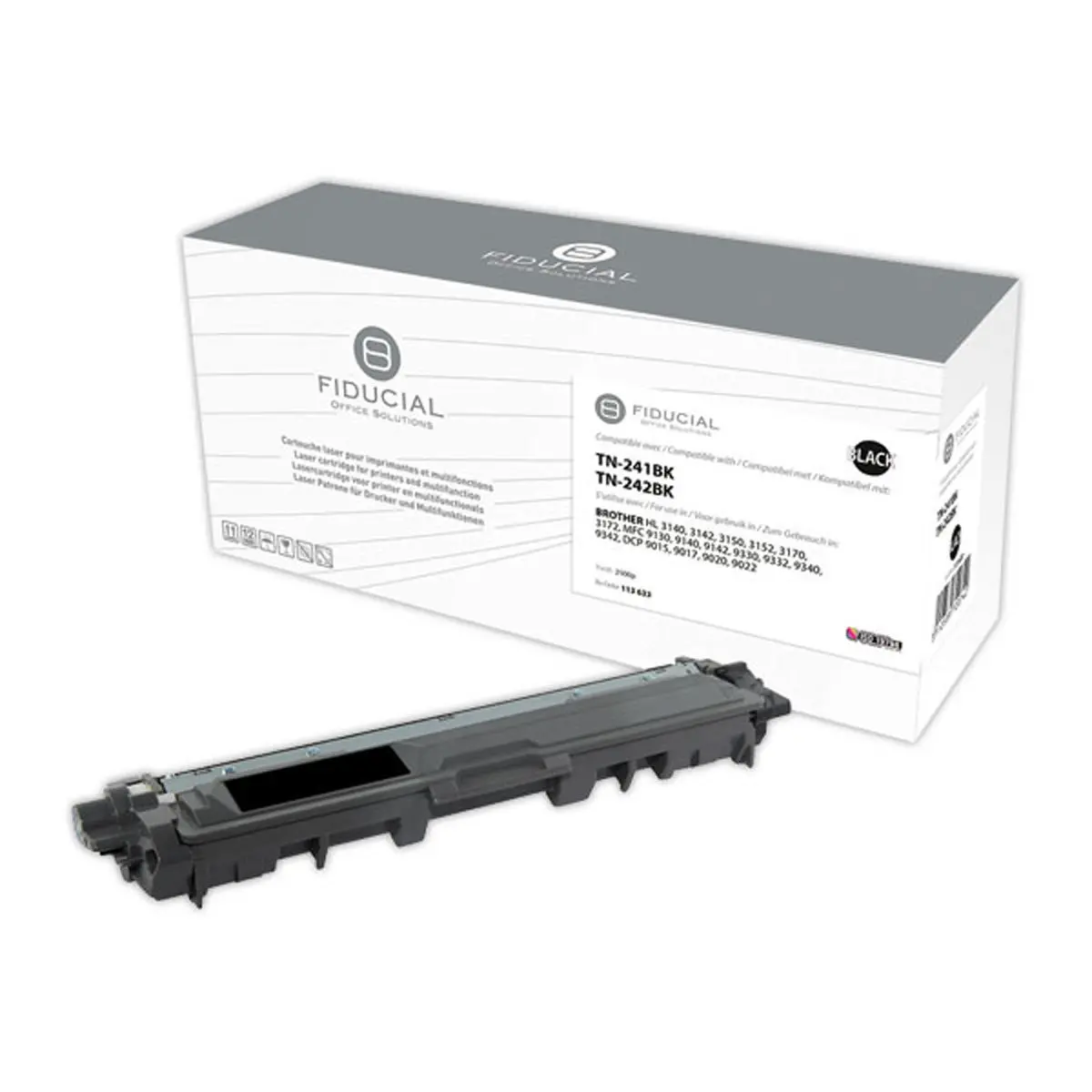 Toner remanufacturé éq. BROTHER TN-241BK, BROTHER TN-242BK - Noir photo du produit