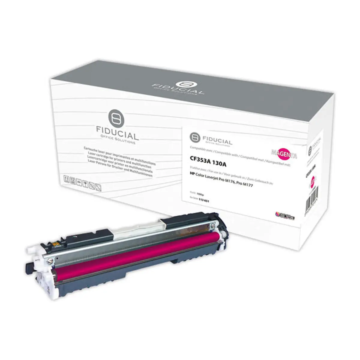 Toner remanufacturé éq. HP CF353A - Magenta photo du produit