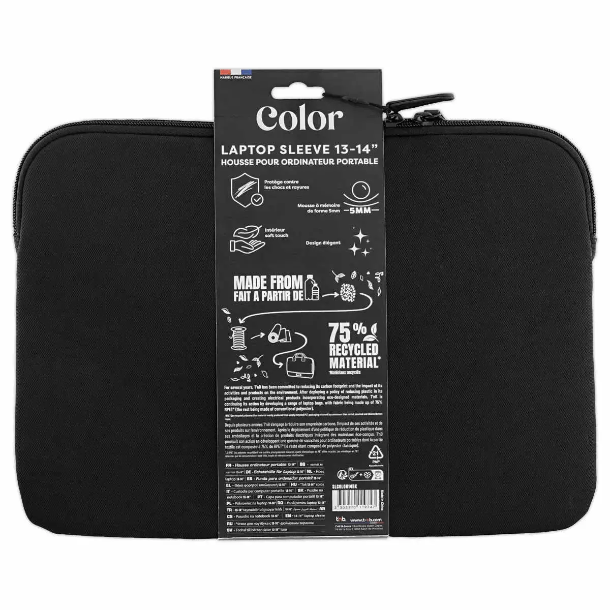 Housse PC - 13-14" - Noir - T'NB photo du produit