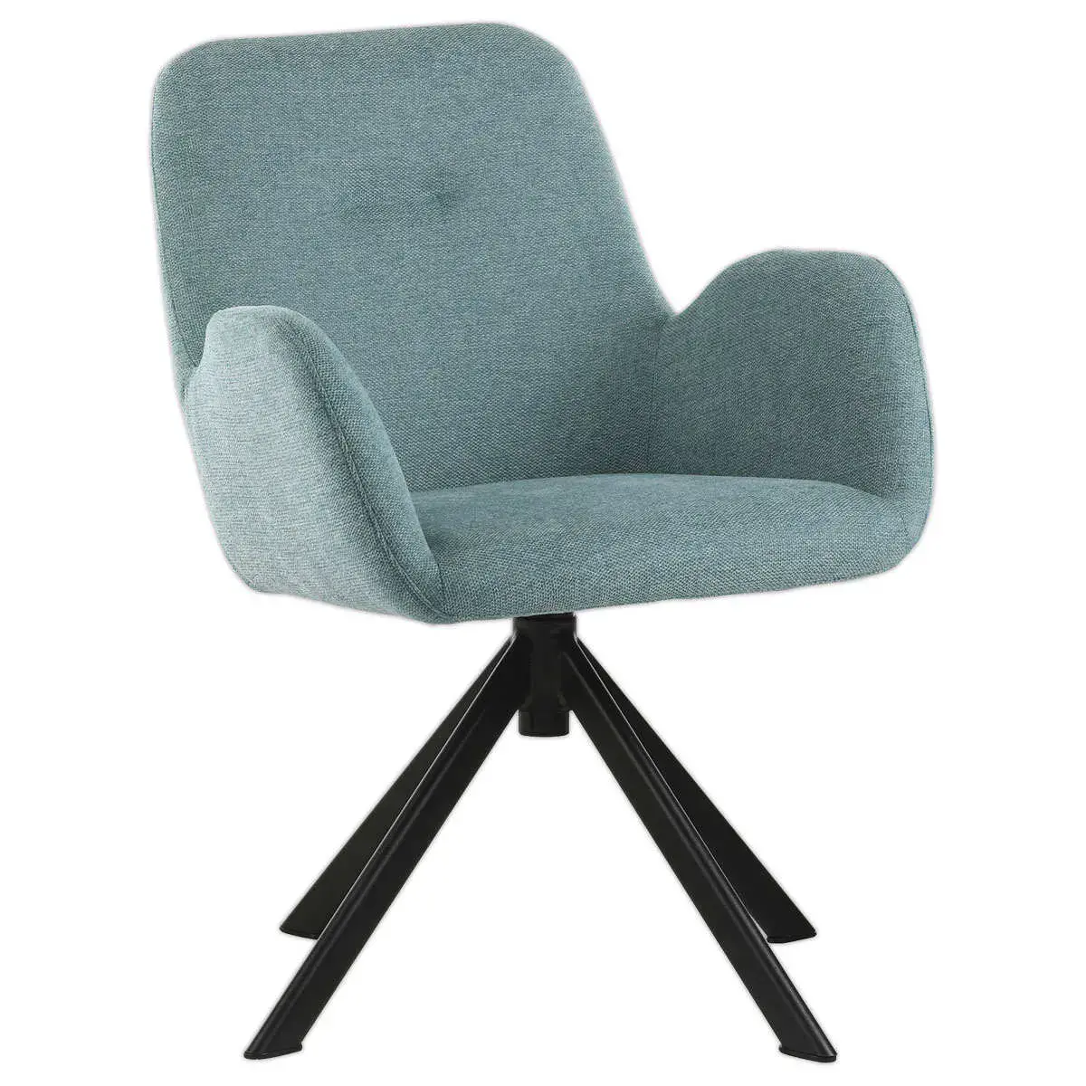 2 Fauteuil  bleu clair pied pyramide mont&eacute; photo du produit