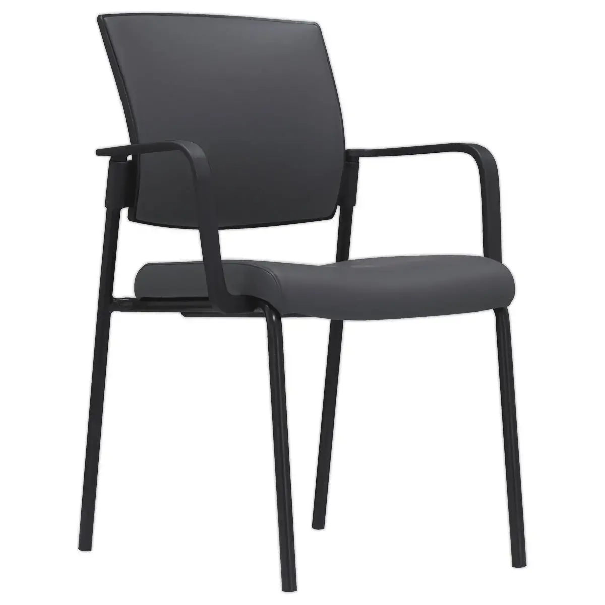 Chaise Synergy Gris Foncé - Acier Robuste - Generique photo du produit
