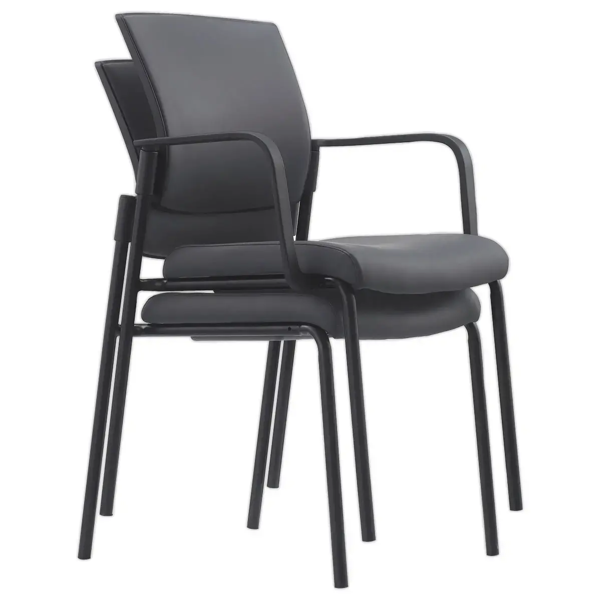 Chaise Synergy Gris Foncé - Acier Robuste - Generique photo du produit