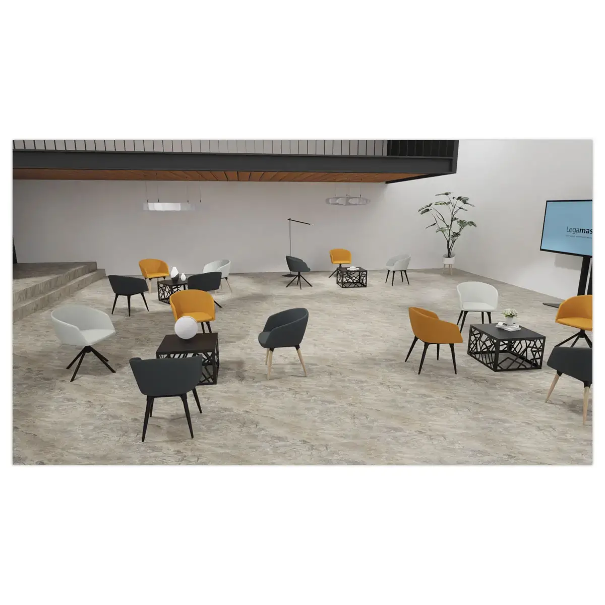 2 Fauteuil Arco Arrondi Beige - Pied Pyramidal - Generique photo du produit