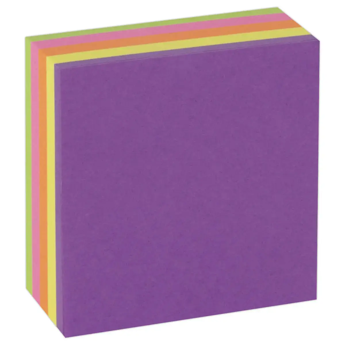 Mini-bloc cube 51x51 mm 5 couleurs 250 feuilles photo du produit