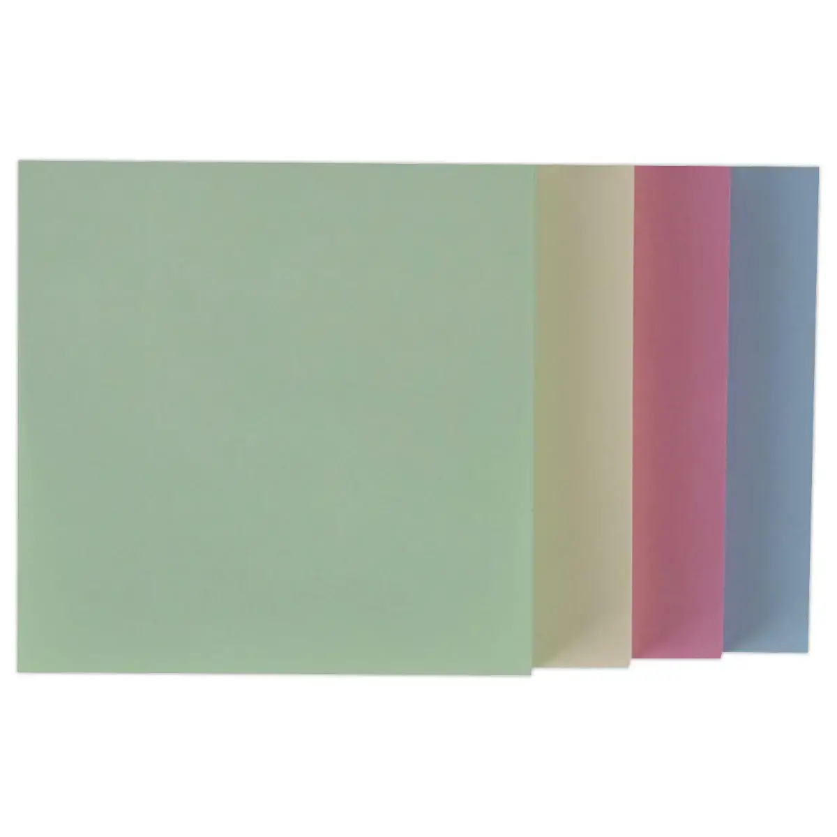 Bloc cube 400 feuilles 75x75 mm  couleurs assorties pastel photo du produit
