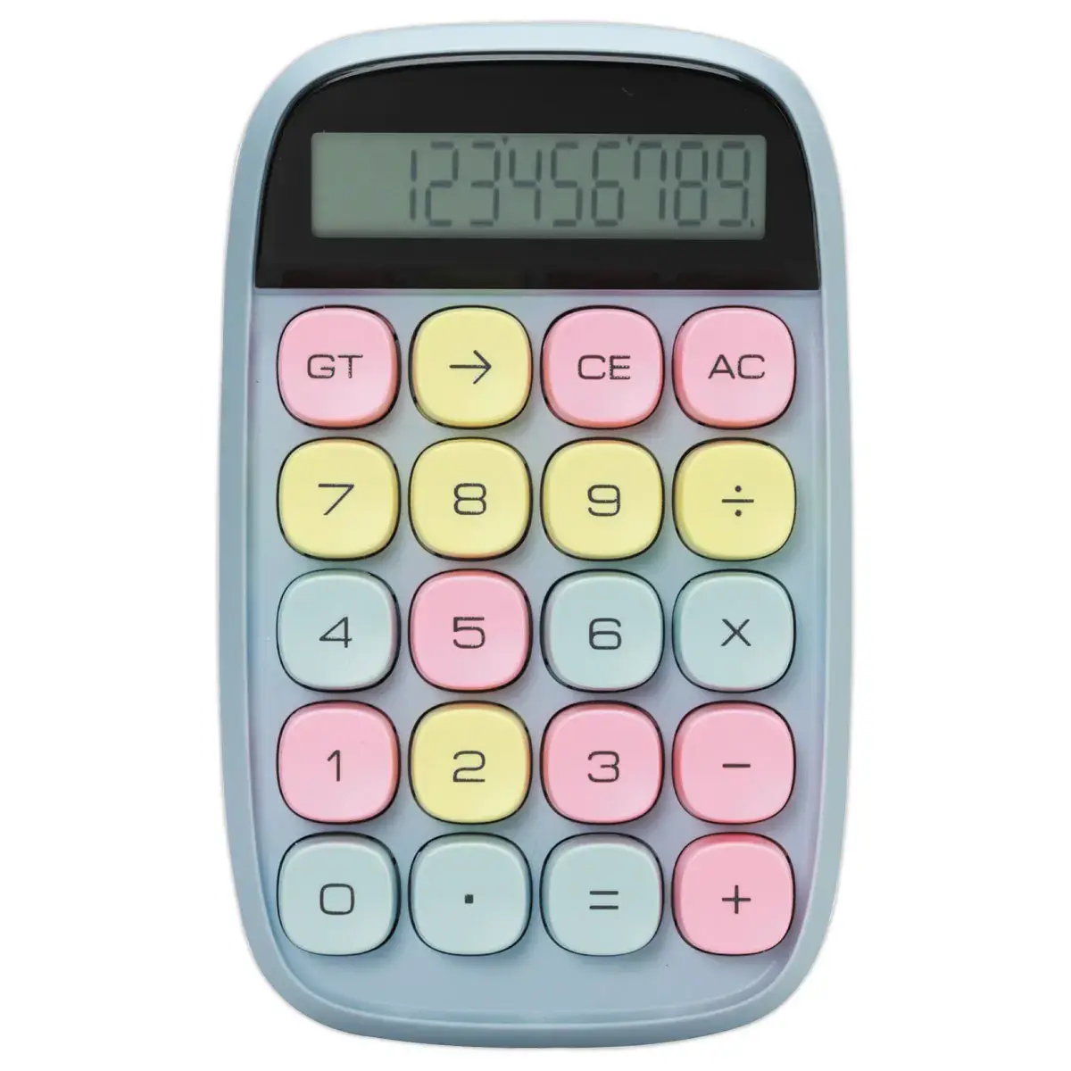 Calculatrice semi bureau Pop Petite - Bleu clair photo du produit