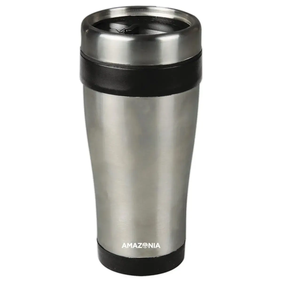 Mug isotherme en inox double paroi noir 43 cl photo du produit