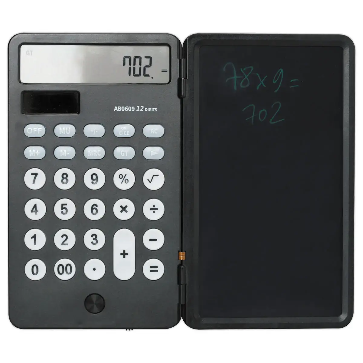 Calculatrice avec tablette d'&eacute;criture Sign - Noir photo du produit