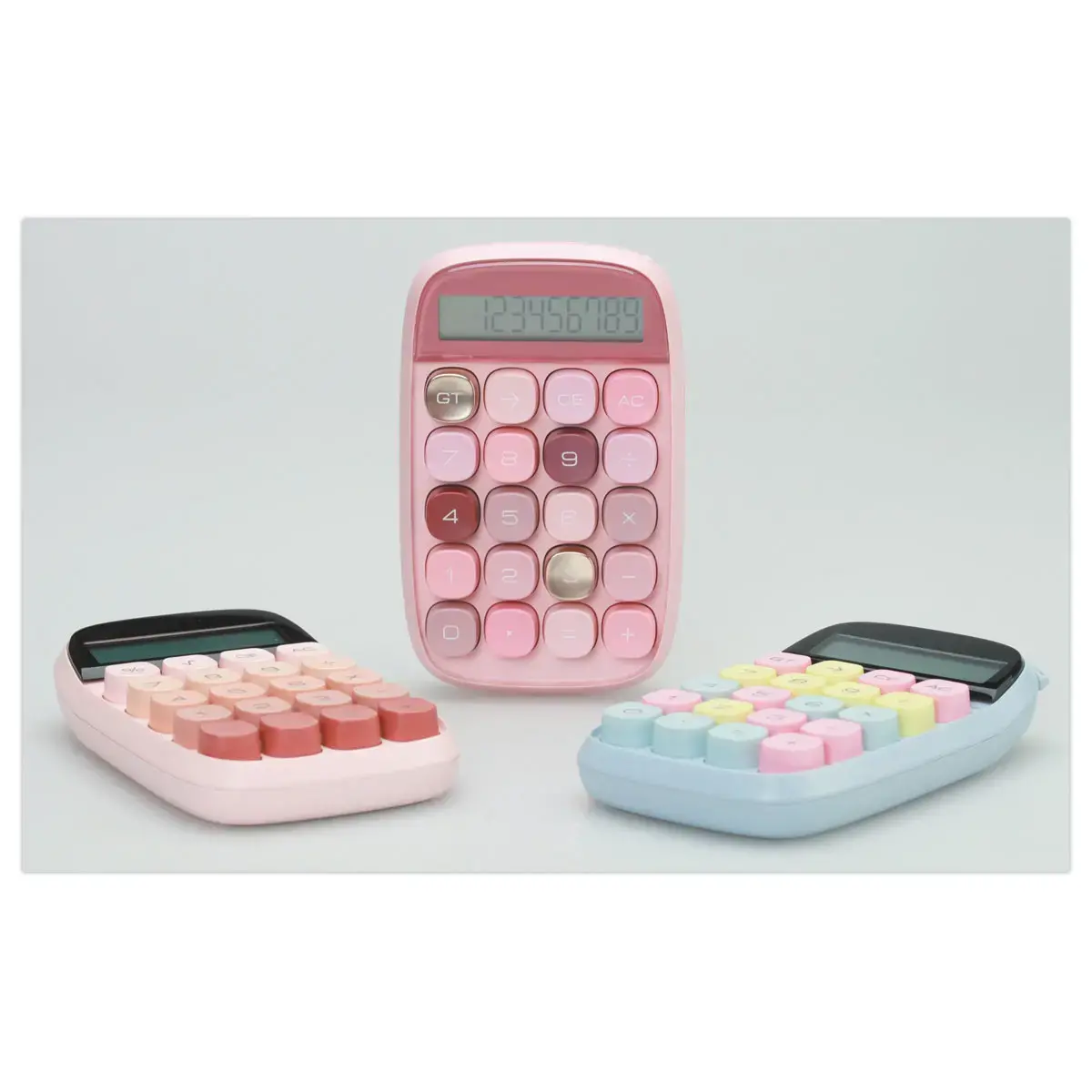 Calculatrice semi bureau Pop Petite - Rose photo du produit
