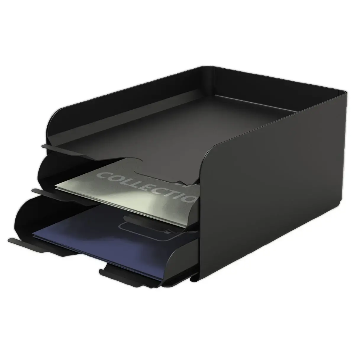 Module de classement 3 tiroirs Noir- O'Desk photo du produit