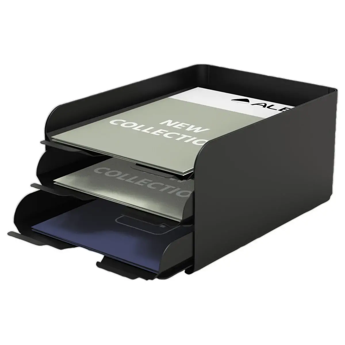 Module de classement 3 tiroirs Noir- O'Desk photo du produit