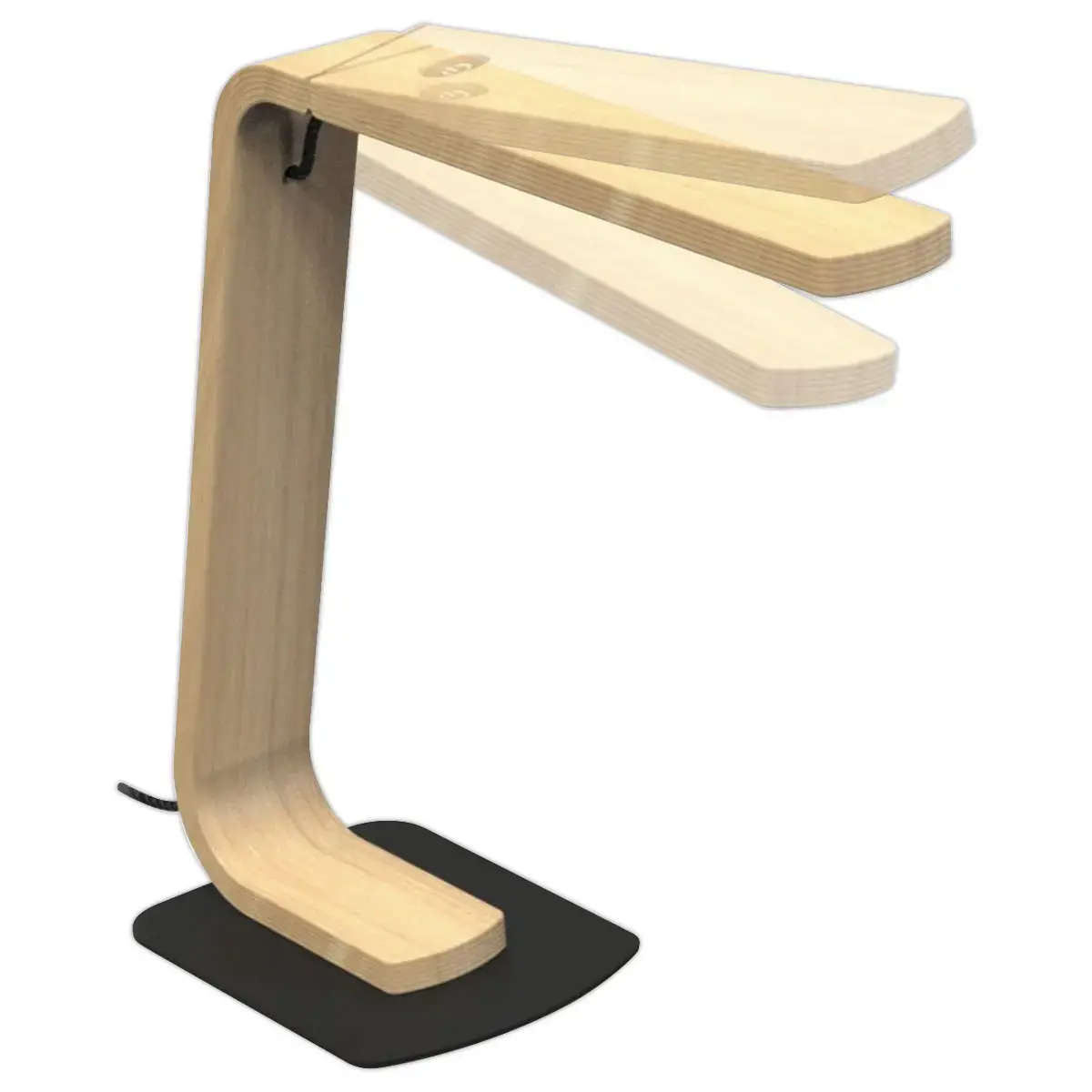 Lampe LED LEDAIKA en bois - We Light photo du produit