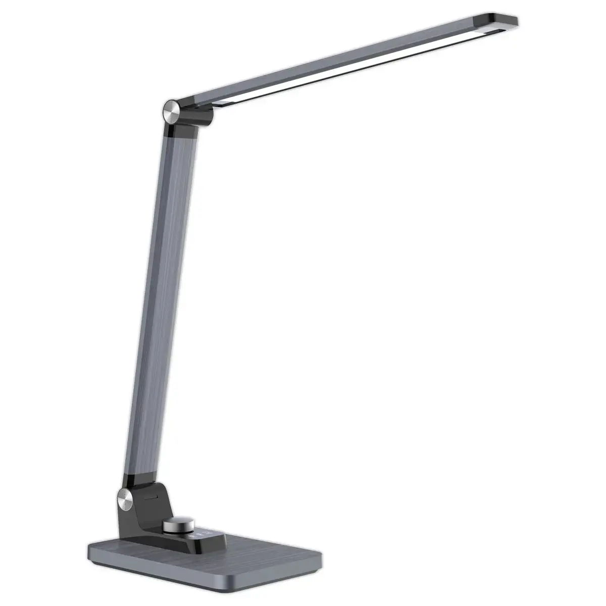 Lampe de bureau LED JOA - gris métallisé photo du produit
