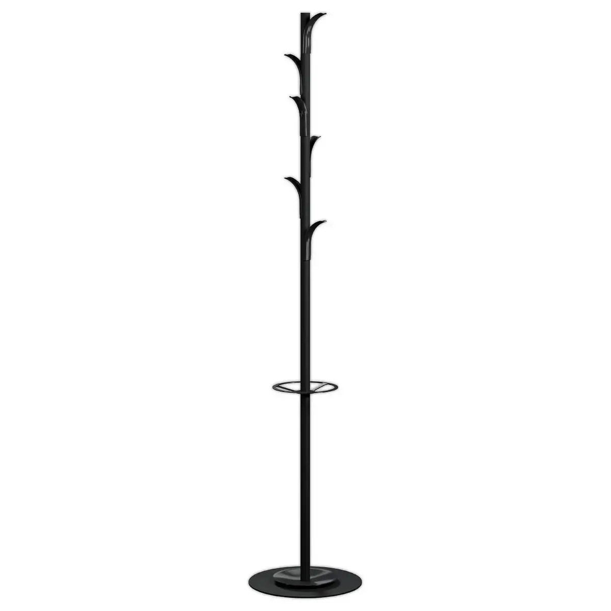 Portemanteau Palm Springs noir - 6 pat&egrave;res photo du produit