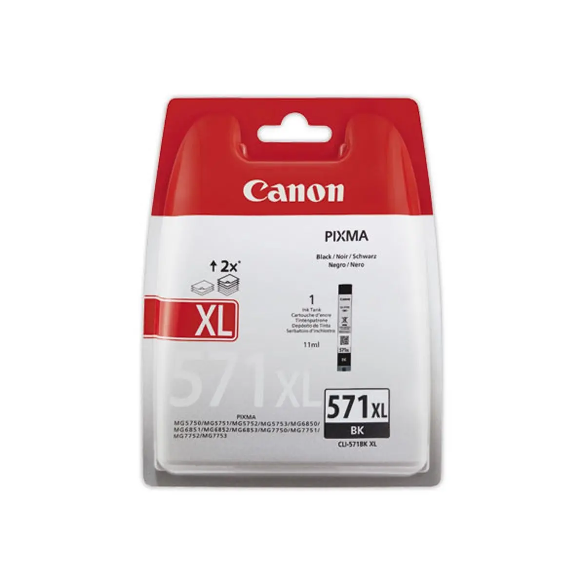 Cartouche CANON CLI-571XL Noir photo du produit