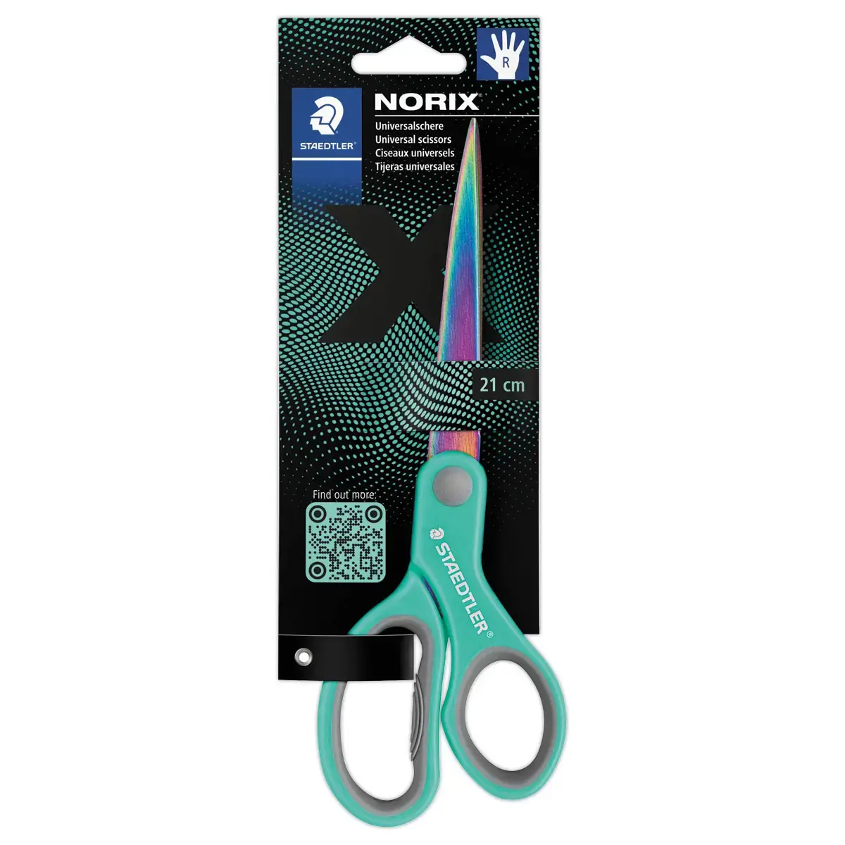 Ciseaux classiques Soft Grip - 21 cm - Staedler photo du produit
