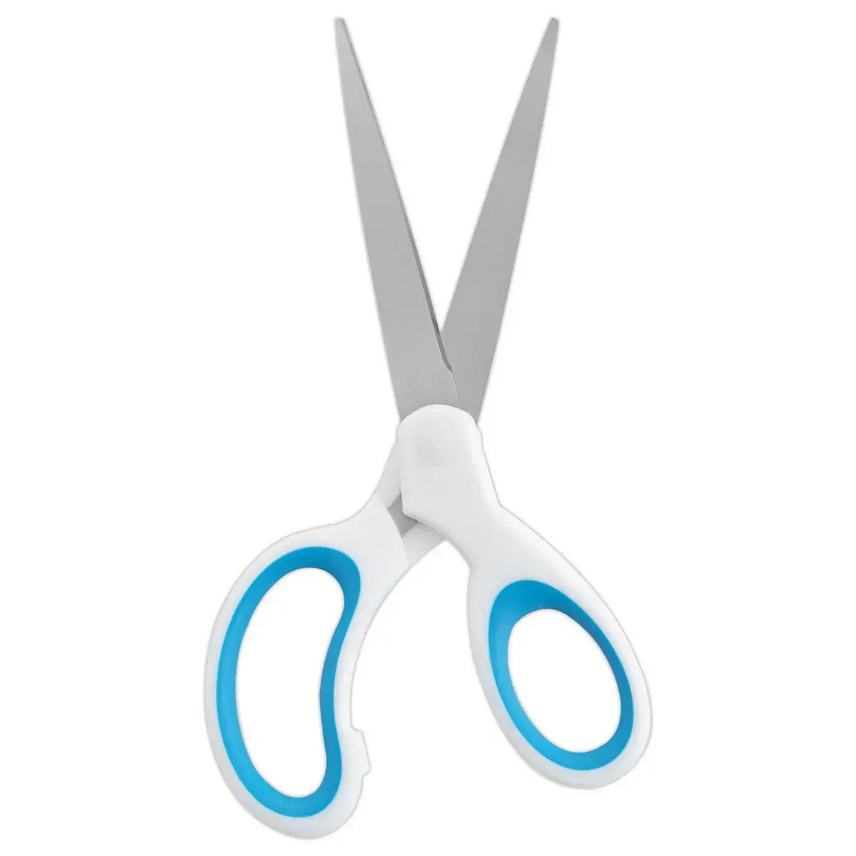Paire de ciseaux bicolores asym&eacute;triques - 20 cm - Acess photo du produit