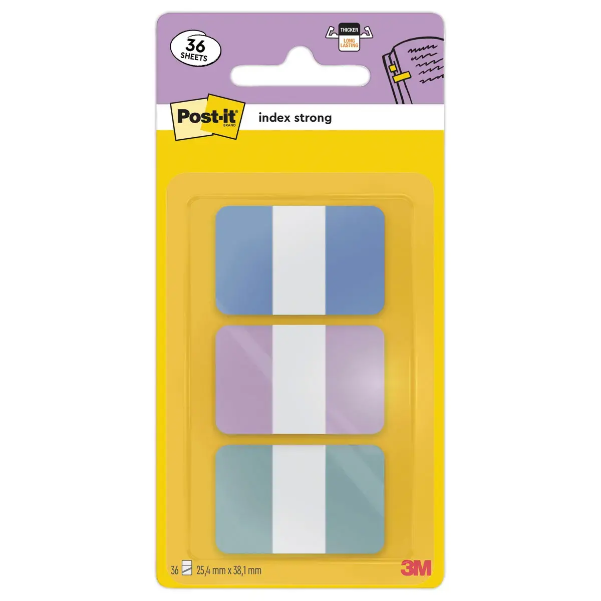 Marque-pages rigides - 25.4 x 38 mm - Post-It photo du produit