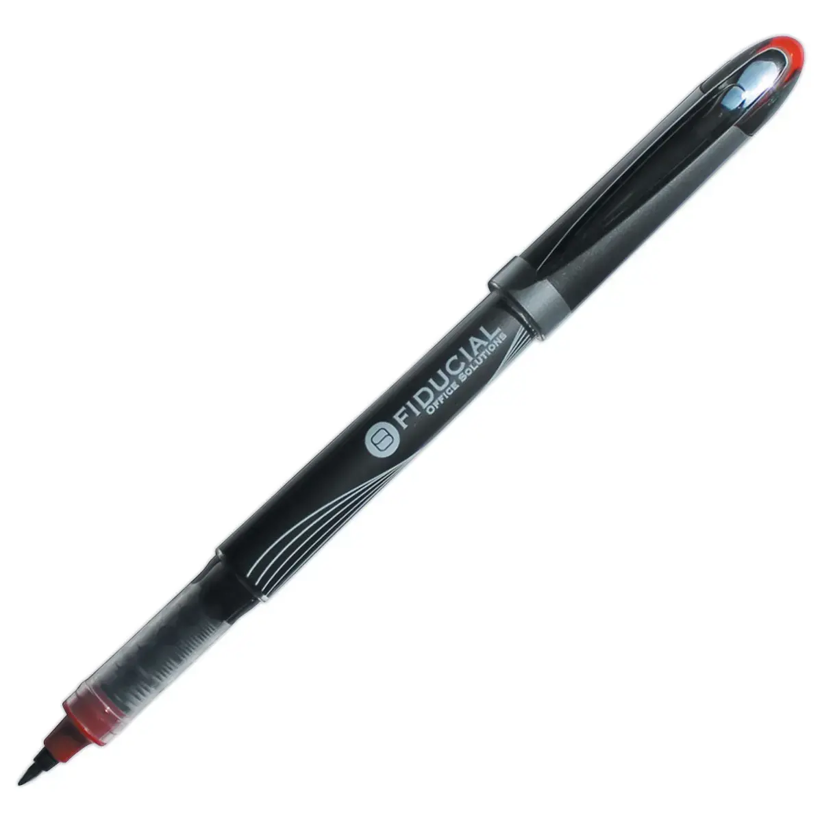 Roller pointe métal - Ecriture moyenne - rouge - Fiducial photo du produit