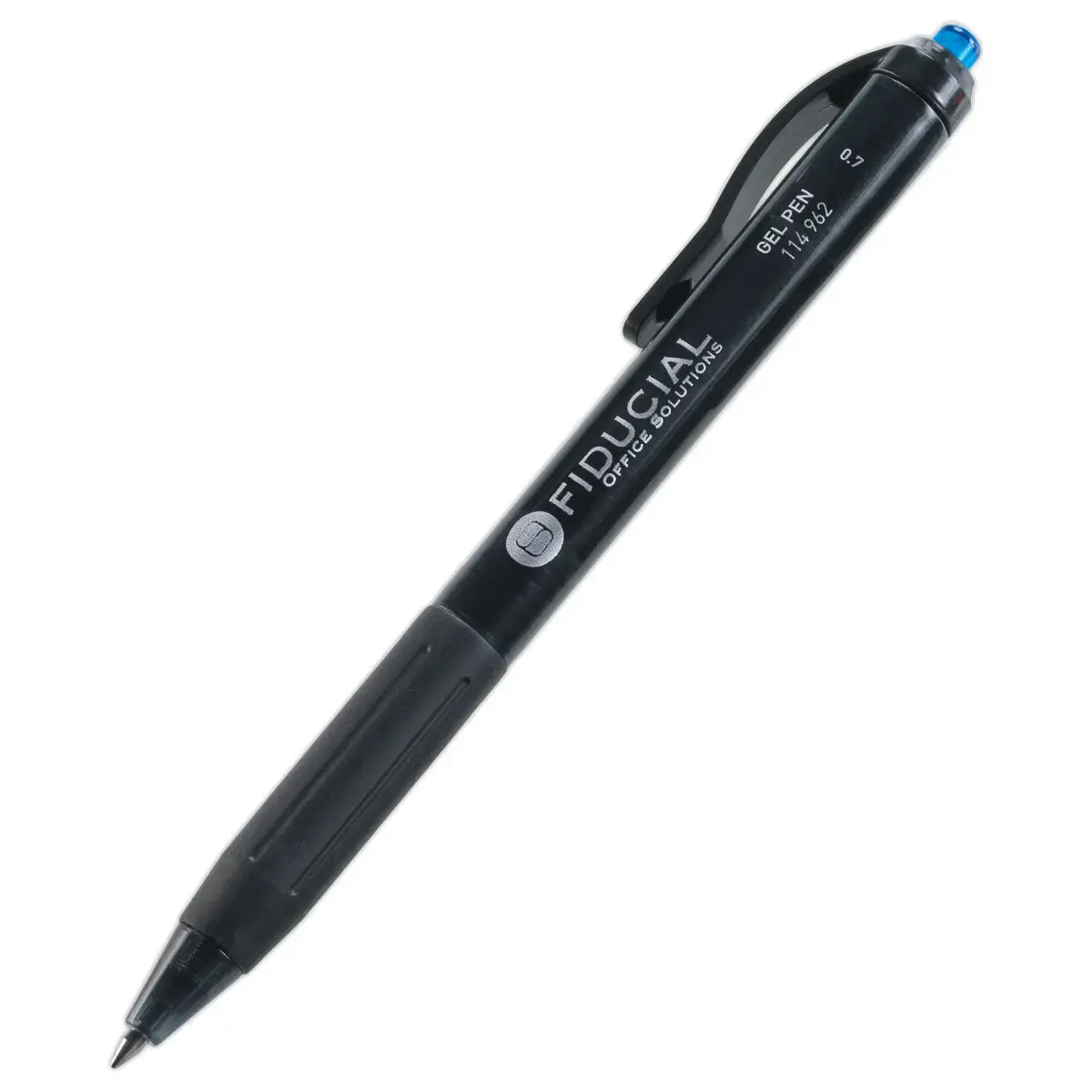 Stylo bille gel rétractable Grip - Ecriture fine - bleu - Fiducial photo du produit