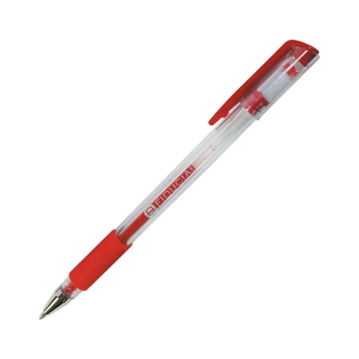 Stylo bille encre gel écriture moyenne - Rouge - Fiducial photo du produit