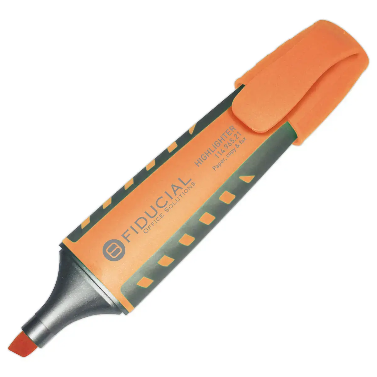 Surligneur  pointe large - Encre universelle - saumon - Fiducial photo du produit