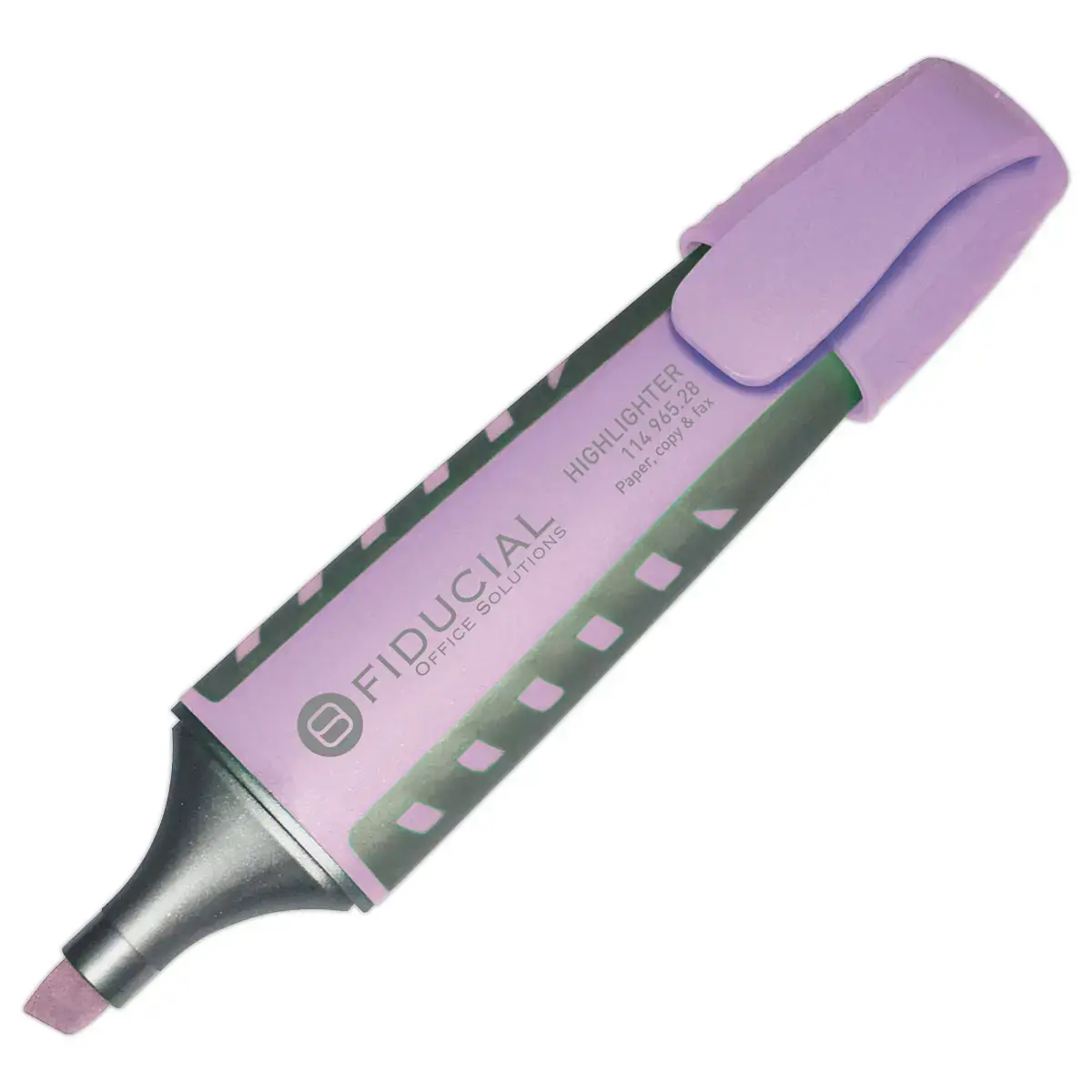 Surligneur  pointe large - Encre universelle - Violet - Fiducial photo du produit