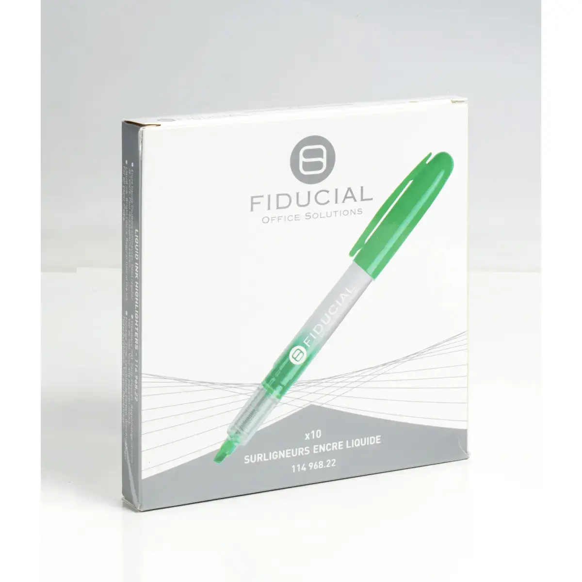 Surligneur de poche à encre liquide - Vert - Fiducial photo du produit