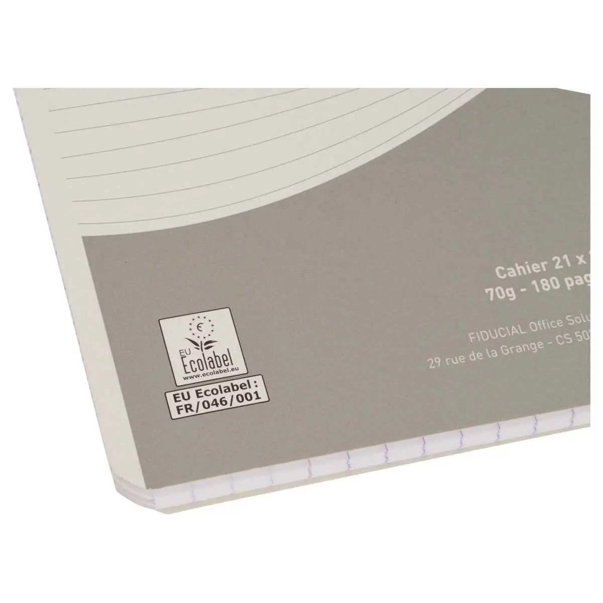 Cahier &agrave; spirale A4 - R&eacute;glure S&eacute;y&egrave;s - 180 pages - Fiducial photo du produit