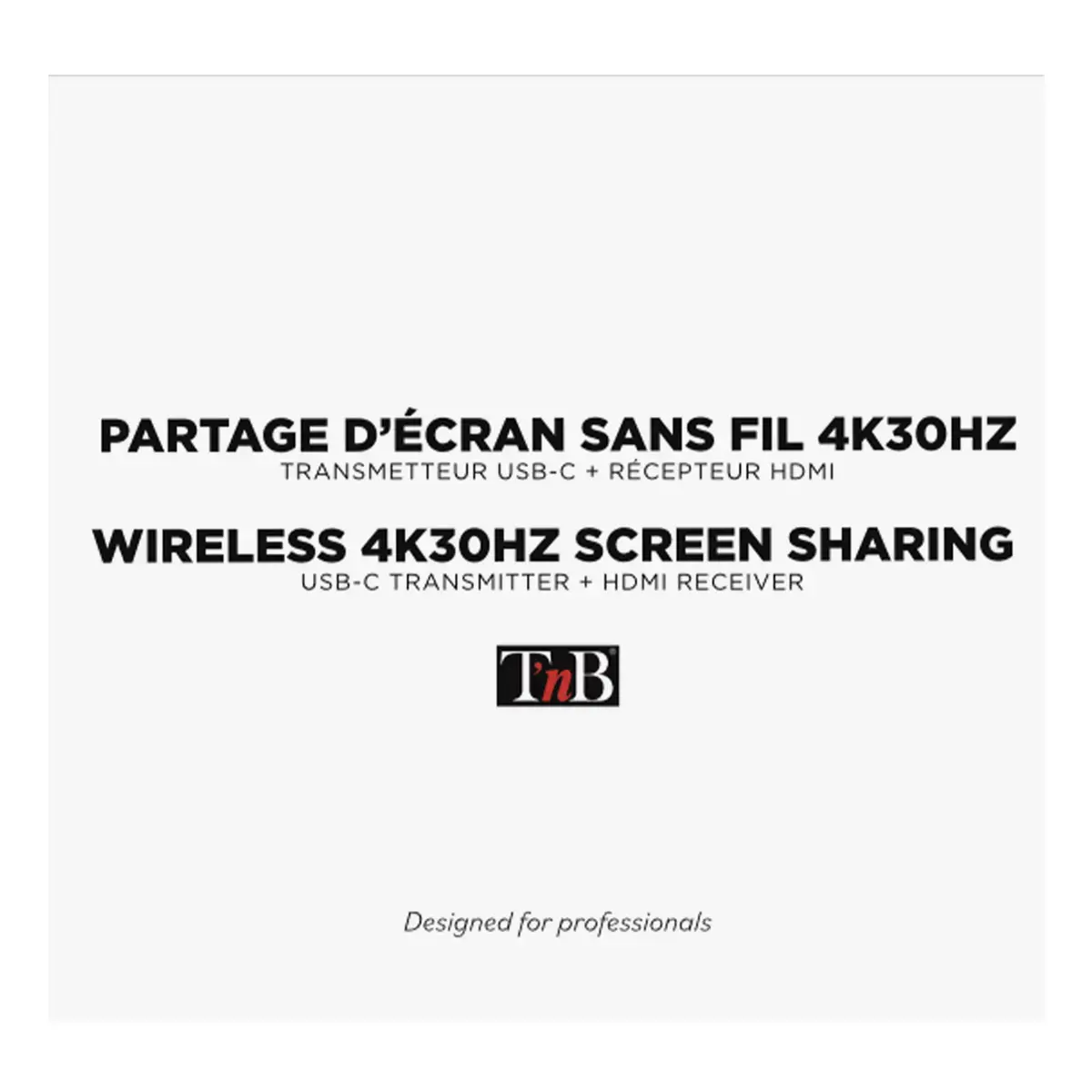 Partage d'&eacute;cran HDMI 4K sans fil photo du produit