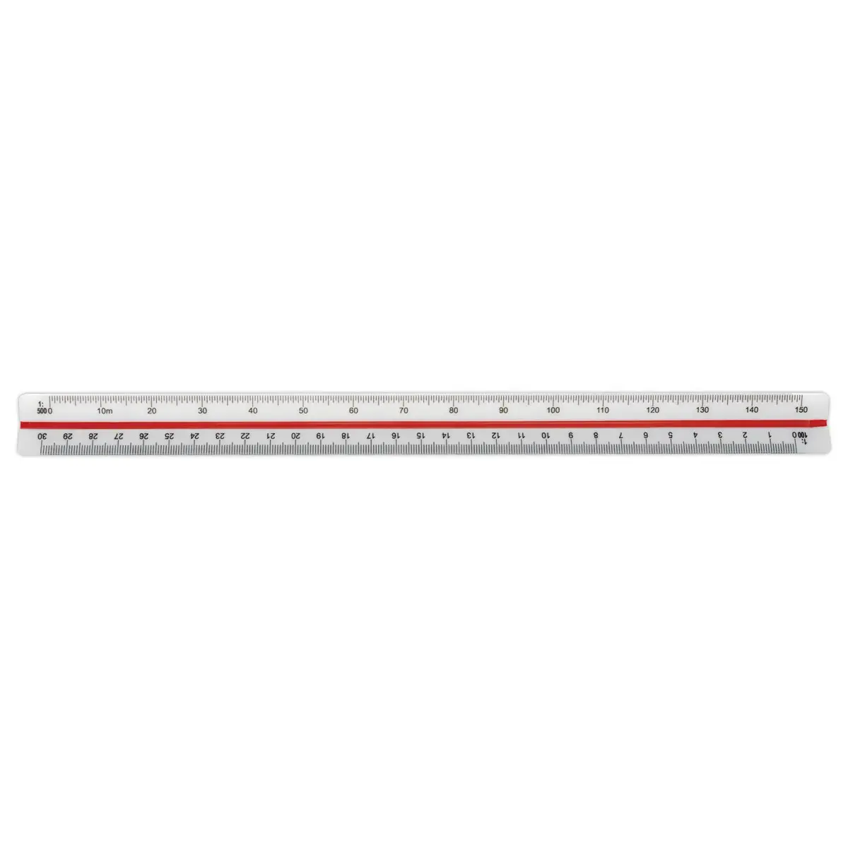 &Eacute;Chelle de r&eacute;duction triangulaire - Longueur 30 cm photo du produit
